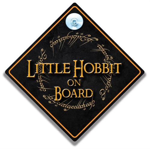 Insegna piccolo hobbit bordo - insegna,