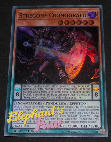Yugioh stregone cronografo - yugioh,