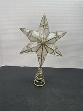 Vintage Capiz Shell 6 Punti