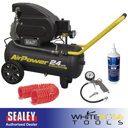 Sealey compressore aria - compressore, 24l