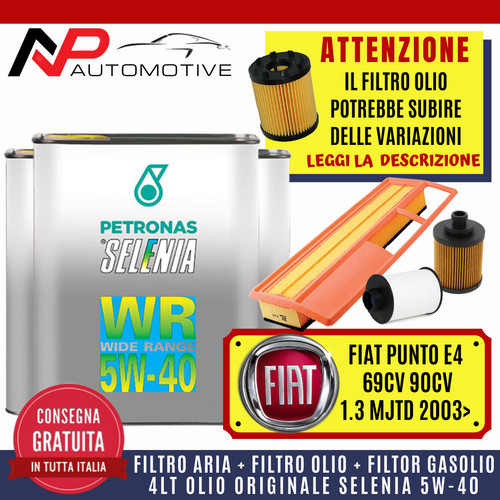 Kit tagliando fiat punto 188 - kit,