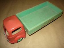 AUTOCARRO PUBBLICITARIO DOLCEA IN LEGNO mm. 300 WOOD TOY MODEL TRUCK  ALPIA ZAX