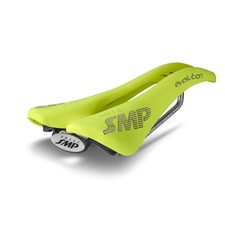 sella evolution carbonio 129 x 266mm giallo fluo Selle SMP corsa mtb