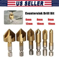 Set punte trapano svasate