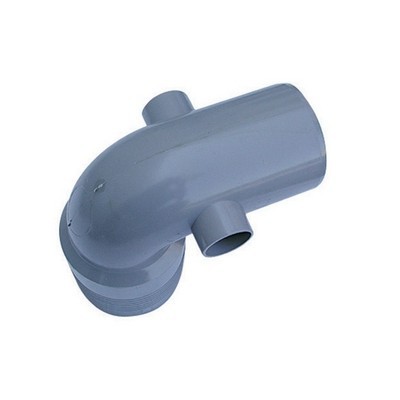 Curva alta attacchi pvc - wc,