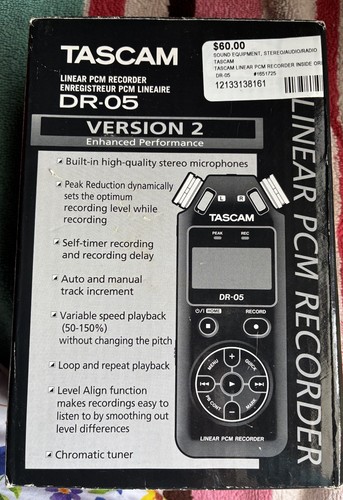Tascam dr05v2 registratore - tascam,