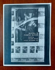 LUCCA, MOSTRA DI POMPEO BATONI DEL 1967 PALAZZO DUCALE