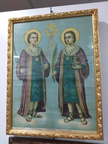 Antica stampa con cornice