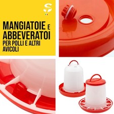 Mangiatoie varie misure per Polli Pollame Galline alta qualità STI