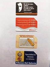 4 SCHEDE TELEFONICHE RARE - DI
