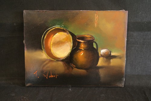 Natura morta quadro - morta, olio