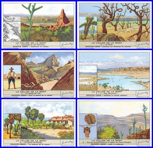 Lotto carte liebig - 6, serie