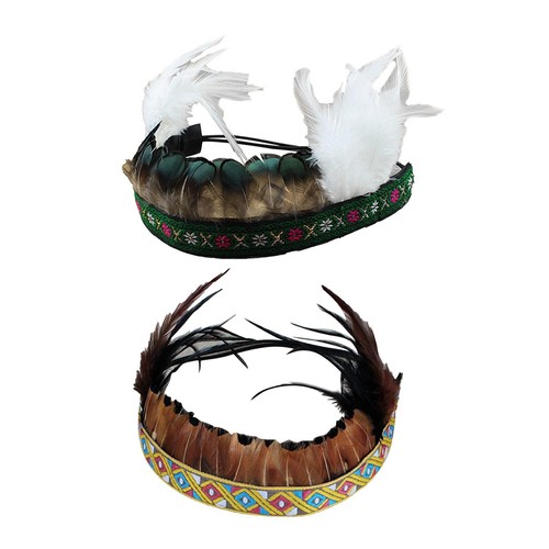 Copricapo piume cappello - di,