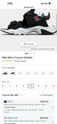 Nike canyon sandali - nike,