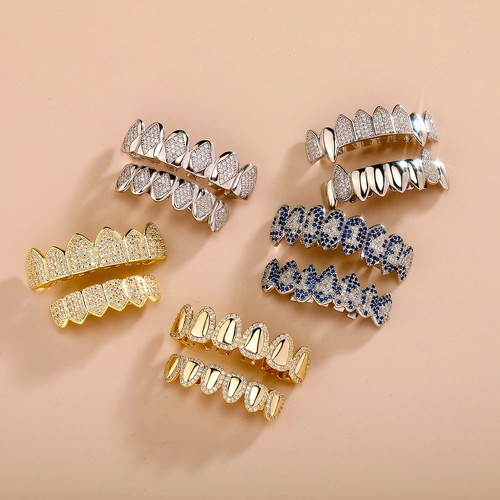 Grillz micro pave ghiacciato - grillz,