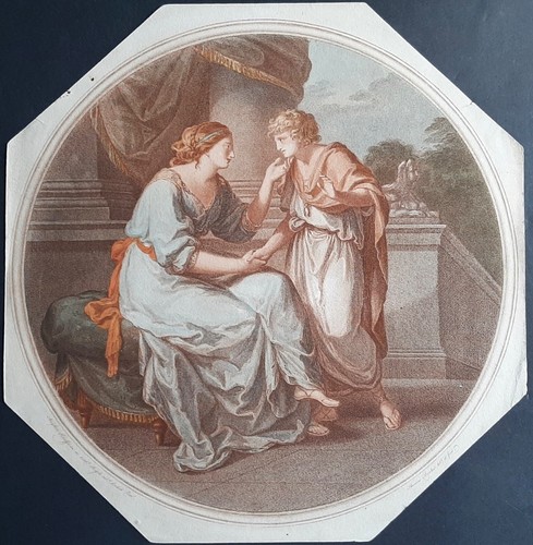 Sujet mythologique gravé par
