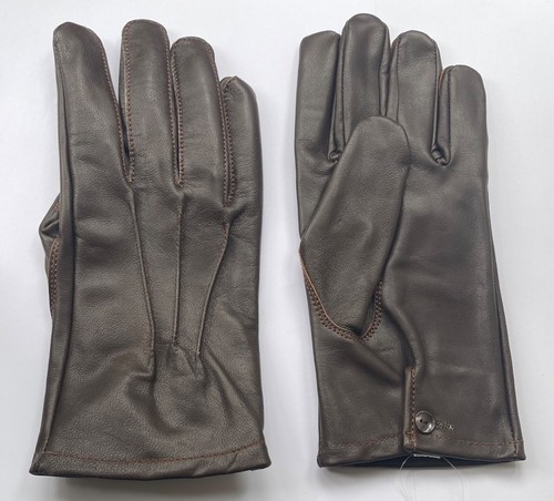 Brown leather officer parade - leather,