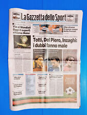 GAZZETTA DELLO SPORT 29 GENNAIO 2005 RITIRO MAGLIA 3 PAOLO MALDINI MILAN-FERRARI