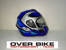 CASCO INTEGRALE MOTO PISTA STRADA VEMAR DIADEM REPLICA ROLFO BLU FIBRA TAGLIA L
