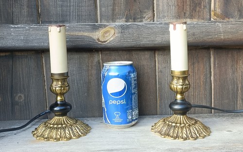 Coppia basi antiche candela - , da