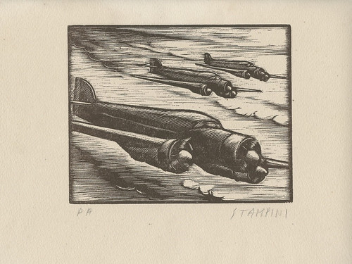 Pino stampini aeropittura - stampini,