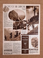 Croce innalzata sulla Vetta del Gridone negli anni 30 Partenza Alpe di Arolgia