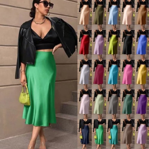 Elegante abito donna - ⭐, raso