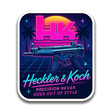 Retro Style MP5 Sticker 3 inch