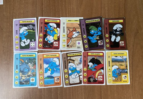Carte collezionabili puffi - carte,