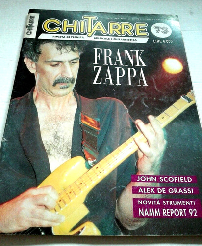 Rivista chitarre 1992 - rivista,