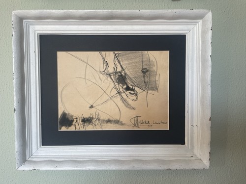 Quadro dipinto carboncino - a,