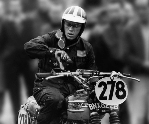 Triumph moto steve - moto, mcqueen