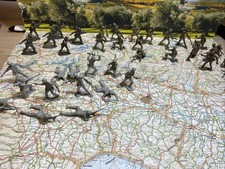 Lotto Soldatini Scala 54 MM ,vari eserciti ( China / Hk Anni 89)