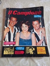 RIVISTA IL CAMPIONE SPORT CICLISMO CALCIO 1959 N. 16 COVER JUVENTUS CHARLES 