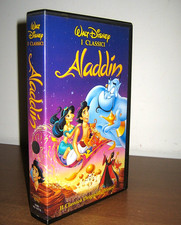 VIDEOCASSETTA VHS WALT DISNEY CLASSICI Aladdin - VS 4478 - 1994