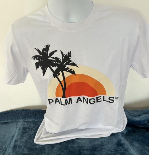 Shirt bianca girocollo palm - bianca,