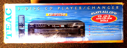 Teac d2750 compact disc - pd-d2750,