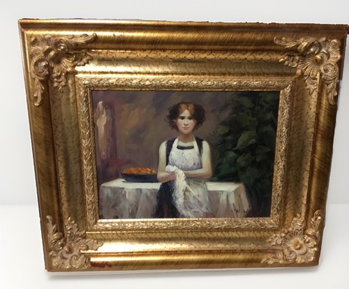 Dipinto olio su - olio, tela