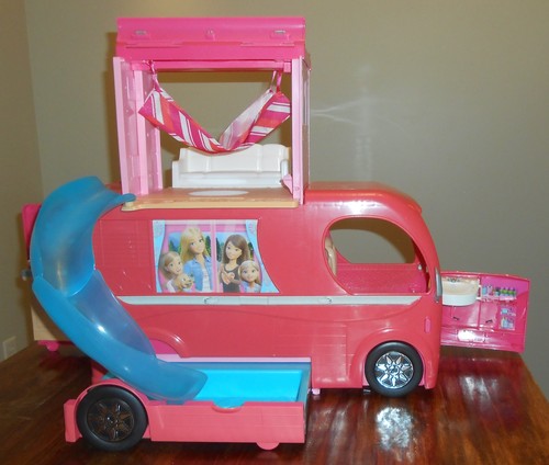 Barbie pop motor home pink - barbie, up