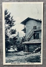 Vecchia Cartolina RONCEGNO BAGNI Trento - Casa Rustica - FP VG 1937