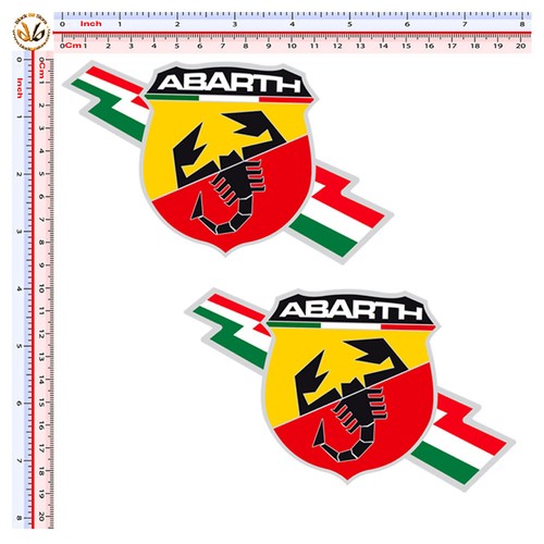 Adesivi abarth folgore italia - abarth,
