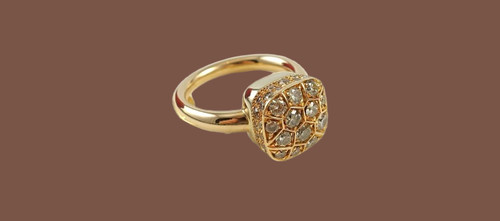 Anello pomellato nudo maxi - anello,