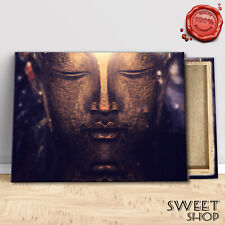 QUADRO ZEN BUDDHA MODERNO  Stampa su tela Canvas ORIENTALE ARREDO DESIGN ETNICO