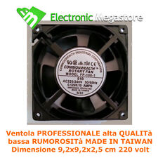 VENTOLA ASSIALE 220V-230V 92x92x25 mm telaio in metallo per usi professionali