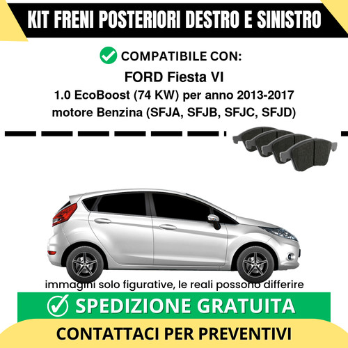 Pastiglie freno posteriori - pastiglie,