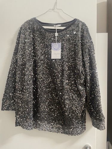 Luisa viola blusa pailettes - luisa,