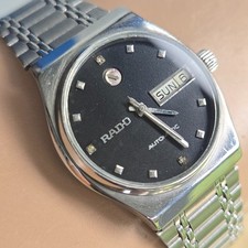 Orologio vintage RADO uomo automatico giorno/data ETA 2836 svizzero anni 70