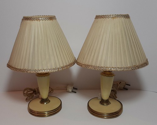 Coppia lampade modernariato - coppia,