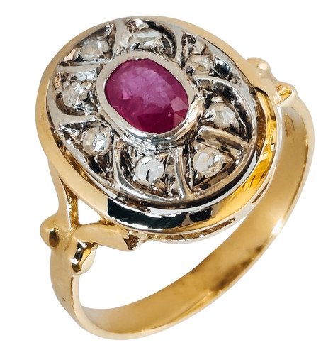 Anello oro giallo - anello, kt