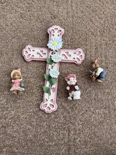 Lotto di 4 statuine coniglio